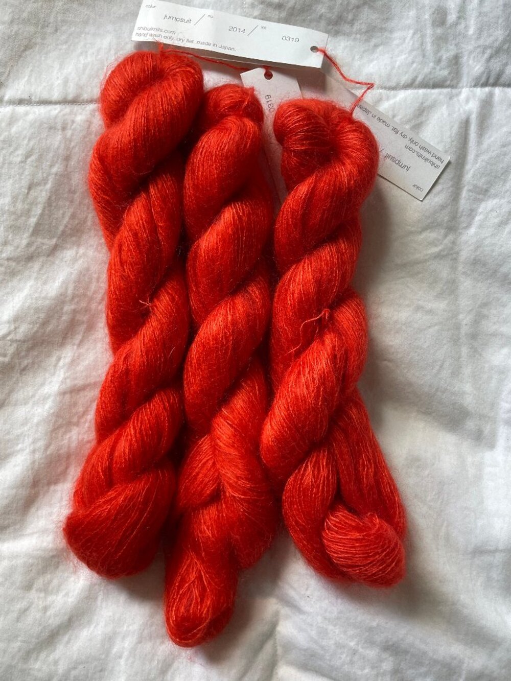 Shibui Knits Silk Cloud Lace Weight Mohair Yarn 3 Skeins